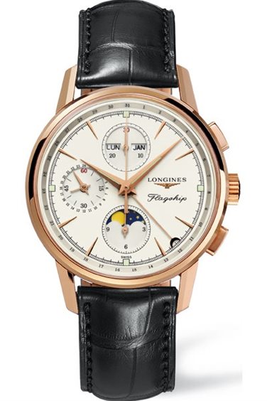 Reloj Longines Hombre Flagship in Oro L4.792.8.77.2 - L4.792.8.77.2